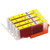 4 Go Inks Yellow Ink Cartridges to replace Canon CLI-571Y Compatible / non-OEM for PIXMA Printers