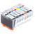 1 Go Inks Set of 7 Ink Cartridges to replace Canon PGI-5 & CLI-8 Compatible / non-OEM for PIXMA Printers (7 Pack)