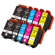 2 Go Inks Set of 5 Ink Cartridges to replace Epson 202XL Compatible / non-OEM for Epson Expression Photo Printers (10 Inks)
