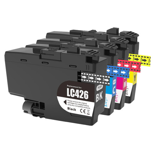 Compatible Brother LC426 - 1 Set of 4 Ink Cartridges from Go Inks (4 Inks)