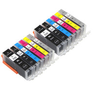 2 Go Inks Set of 6 Ink Cartridges to replace Canon PGI-530 & CLI-531 Compatible / non-OEM for PIXMA Printers (12 Pack)
