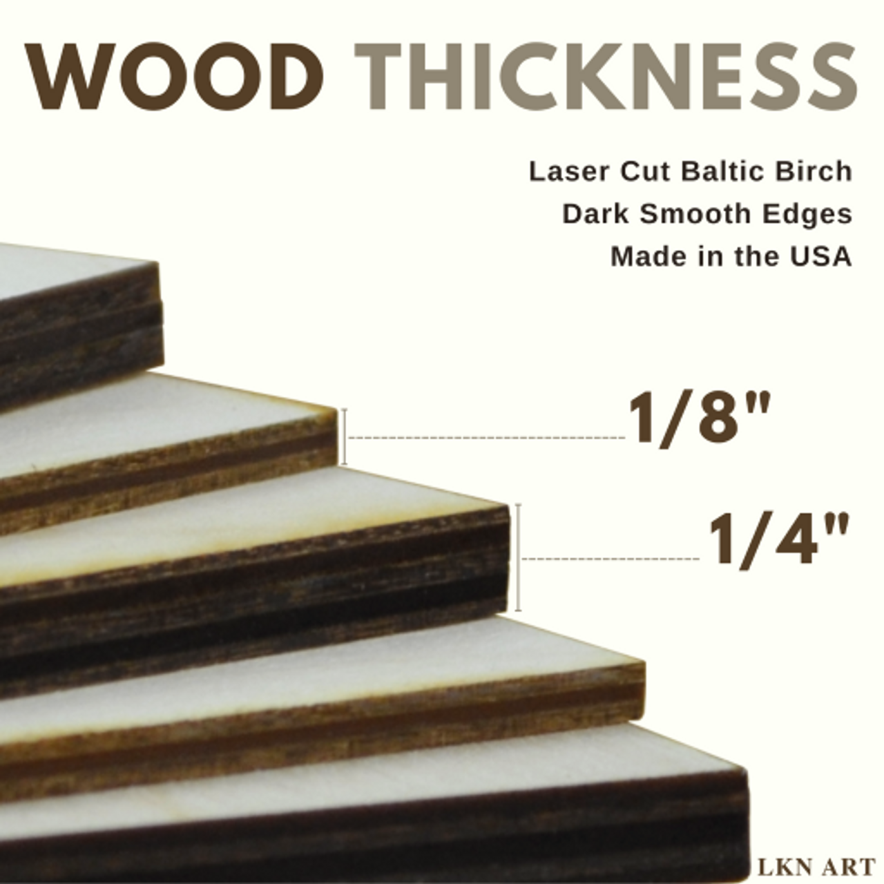 1 Set, 10 Inch X 1/8 Baltic Birch 0-9 Times New Roman Bold Wood