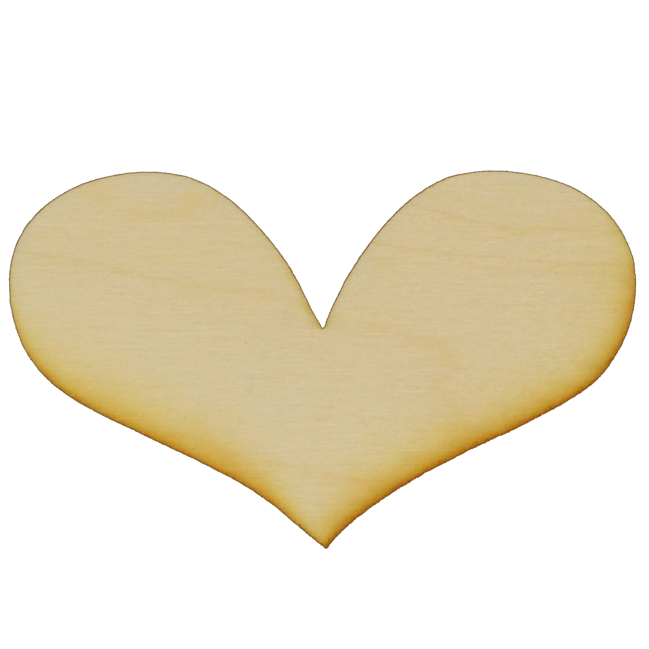 18 Heart Unfinished Wood Cutout Shape