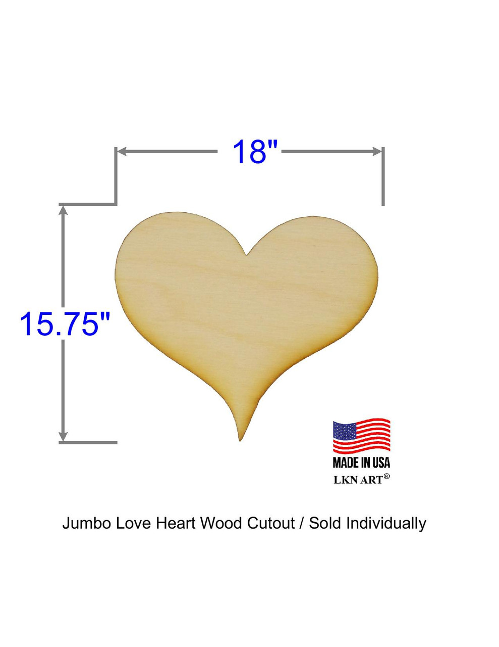 Wooden Heart Cut Outs – Not Just Frames