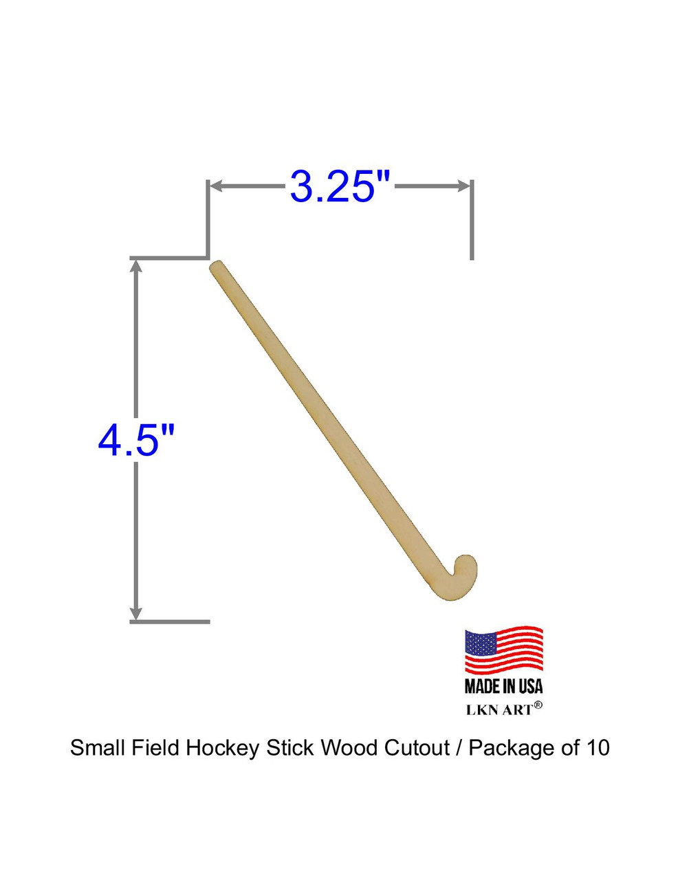 Hockey Player 1 Unfinished Cutout Hockey Wooden Shape