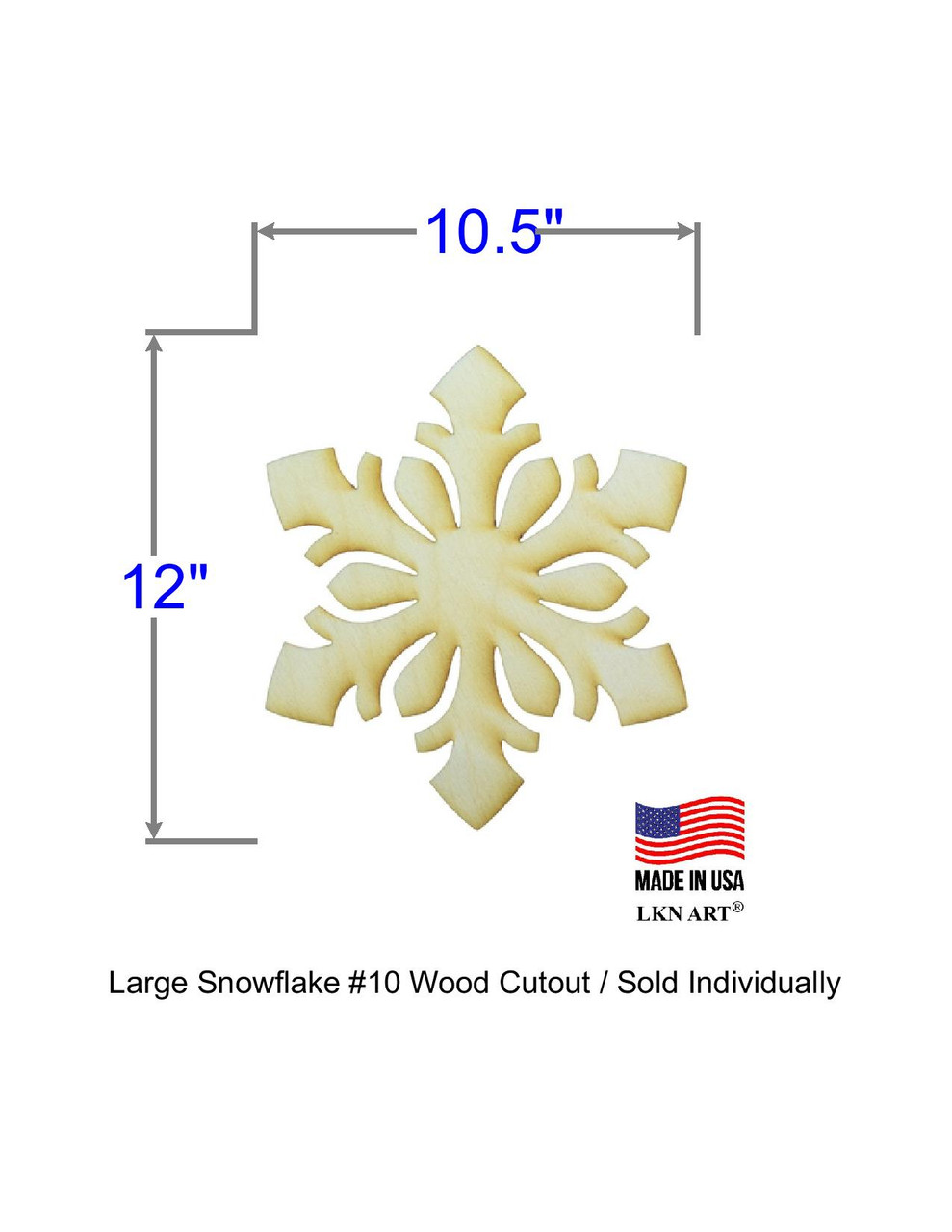 Wooden Snowflake-File — Monportlaser