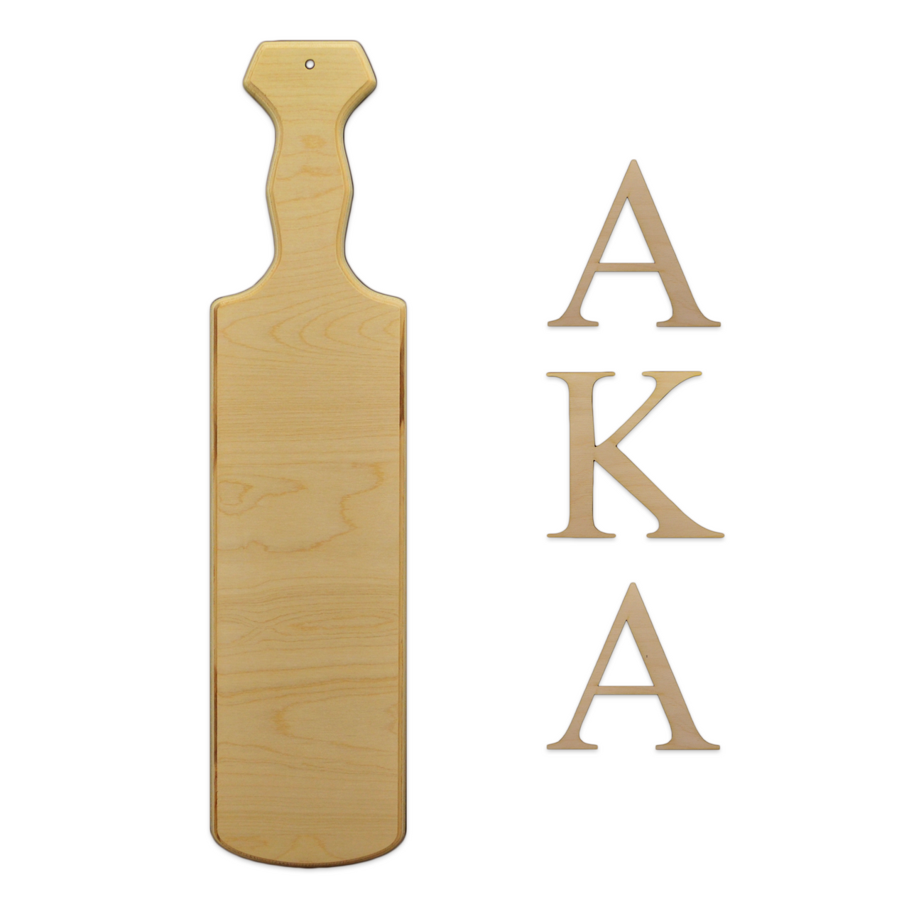 Traditional Sorority Greek Paddle & Letter Kit - Sorority - Sigma Iota Alpha - u03a3u0399u0391 Letter 3 inch Tall