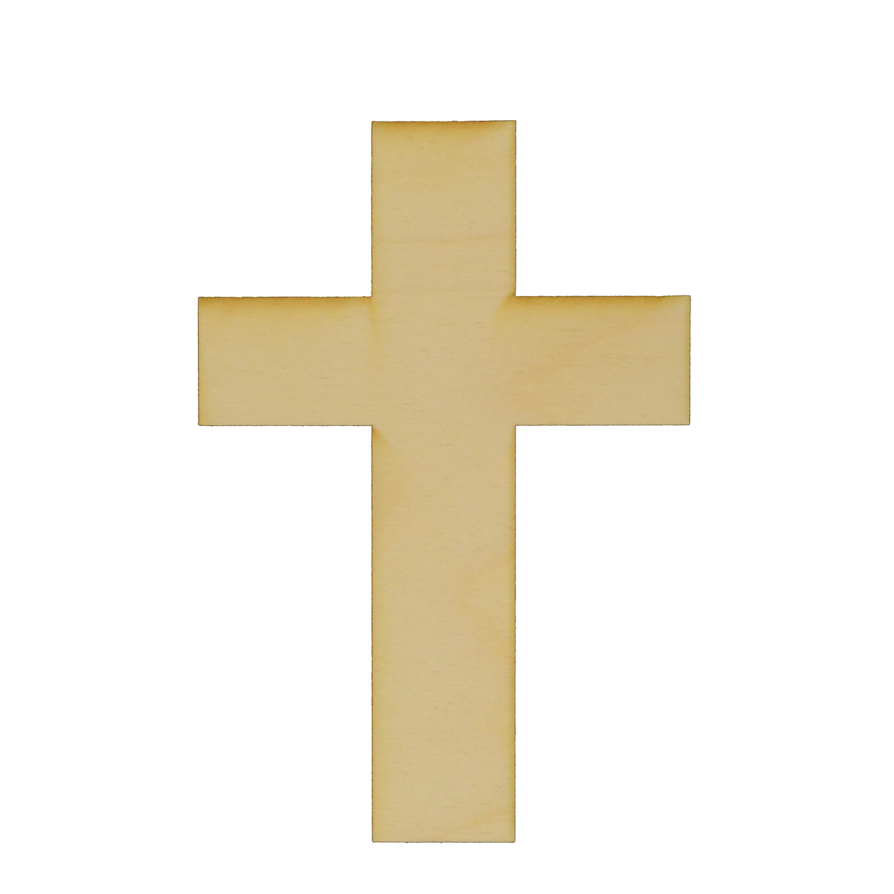 12 Pack Unfinished Wooden Cross Cutouts for Church, Sunday School