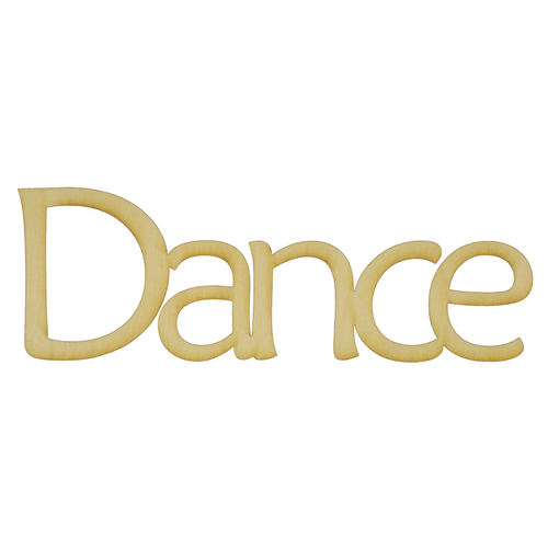 the word dance in different fonts