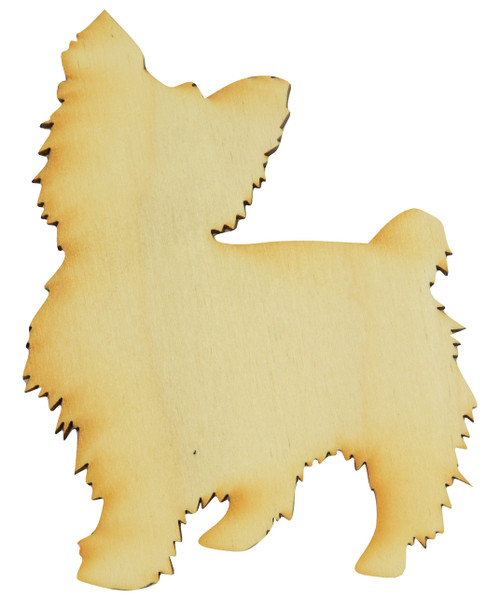 Standing Yorkie Wood Cutout