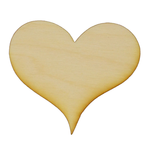 Love Heart Wood Cutout or Whimsical Heart Wood Cut Out