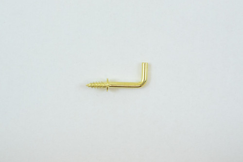 HW20 Shoulder Hook 1/2 in. Brass Plated pkg/100