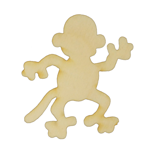 Monkey Wood Cutout