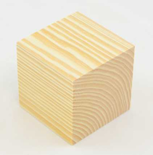 Unfinished Wood Blocks for Crafts Wooden Cubes Bulk
