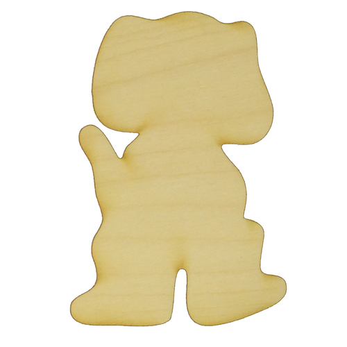 Sitting Dog Wooden Cutout