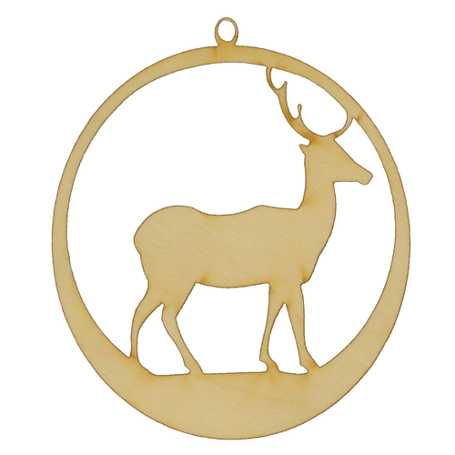Deer ornament.