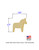 Jumbo Dala Horse Wood Cutout with Dimensions