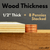 Wood Thickness Example