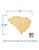 Medium South Carolina State Cutout with Dimensions