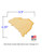 Small South Carolina State Cutout with Dimensions