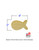 Medium Fish #2 Wood Cutout with Dimensions