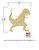 Small Tyrannosaurus Rex Wood Cutout | T-Rex with Dimensions