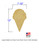 Large Detailed Ice Cream Cone Wood Cutout with Dimensions