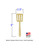 Medium Spatula Wooden Cutout with Dimensions