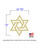 Large Modern Star of David with Dimensions