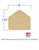 Small Detailed Envelope Open Wood Cutout with Dimensions