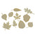 Fall Leaves Variety Pack includes 8 leaves 1 pine cone 1 acorn wood cutout. 