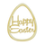 Happy Easter Frame Wood Cutout