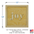 "Joy" Framed Sign Craft Kit - Unfinished, size Large dimensions 