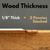 1/8" Thick Wood Comparison