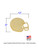 Large Football Helmet #2 Wood Cutout with Dimensions