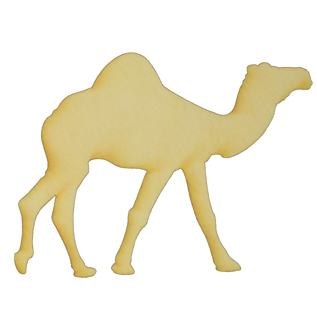 Kids Camel Unfinished Wooden Craft Shape