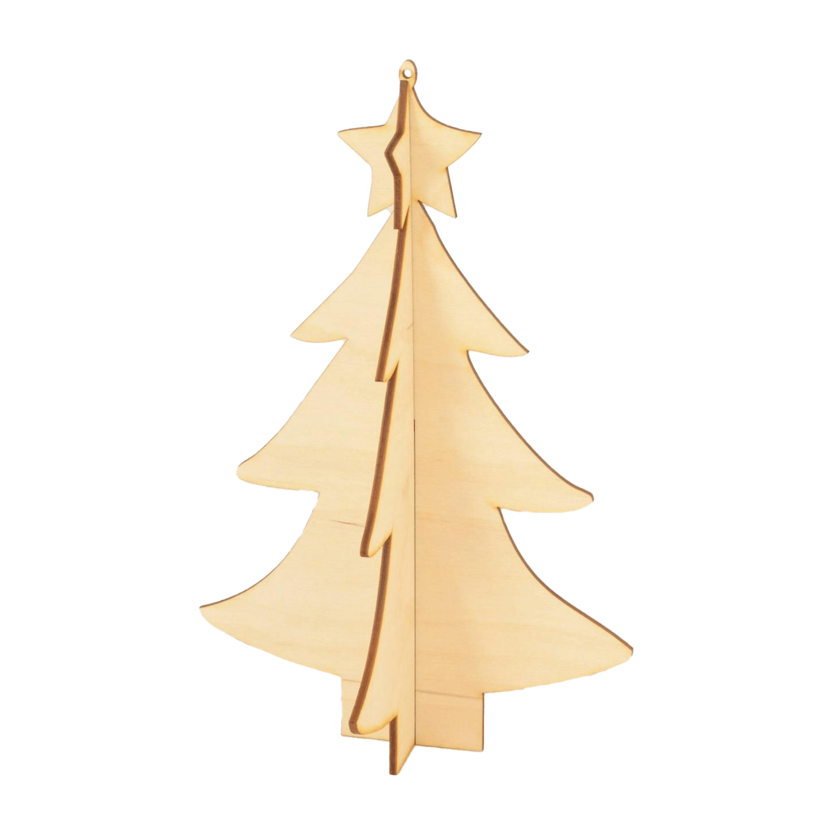 25 SMALL Snowflake Wood Christmas Ornament Supplies DIY Wooden