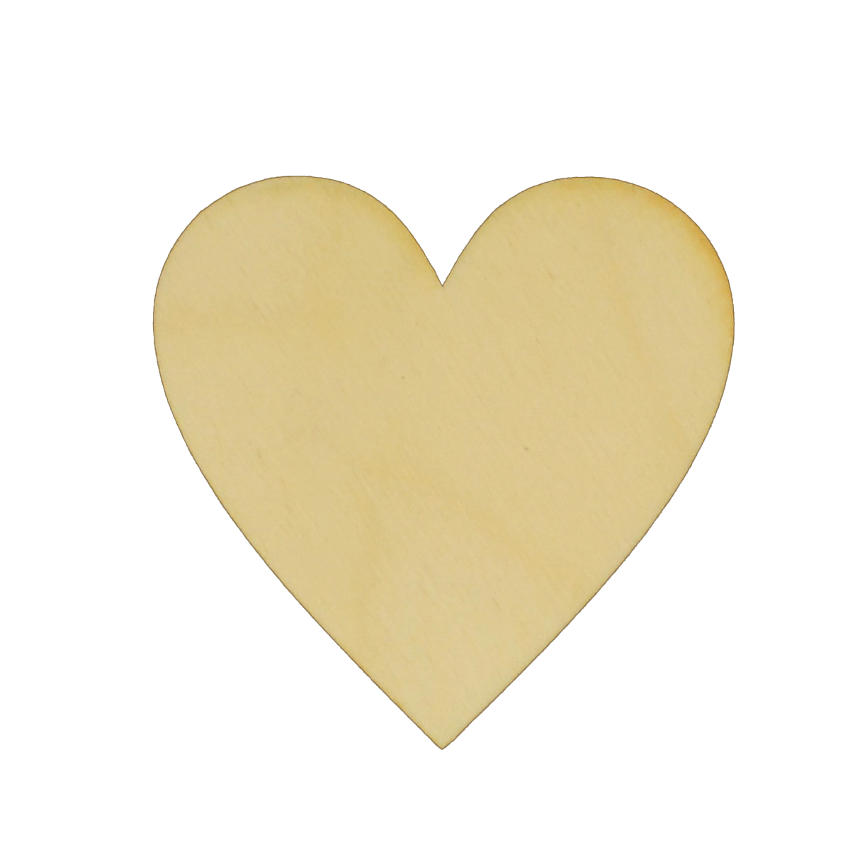 Love Heart Wood Cutout - Large 12 x 10.5 1/4 Baltic Birch Plywood