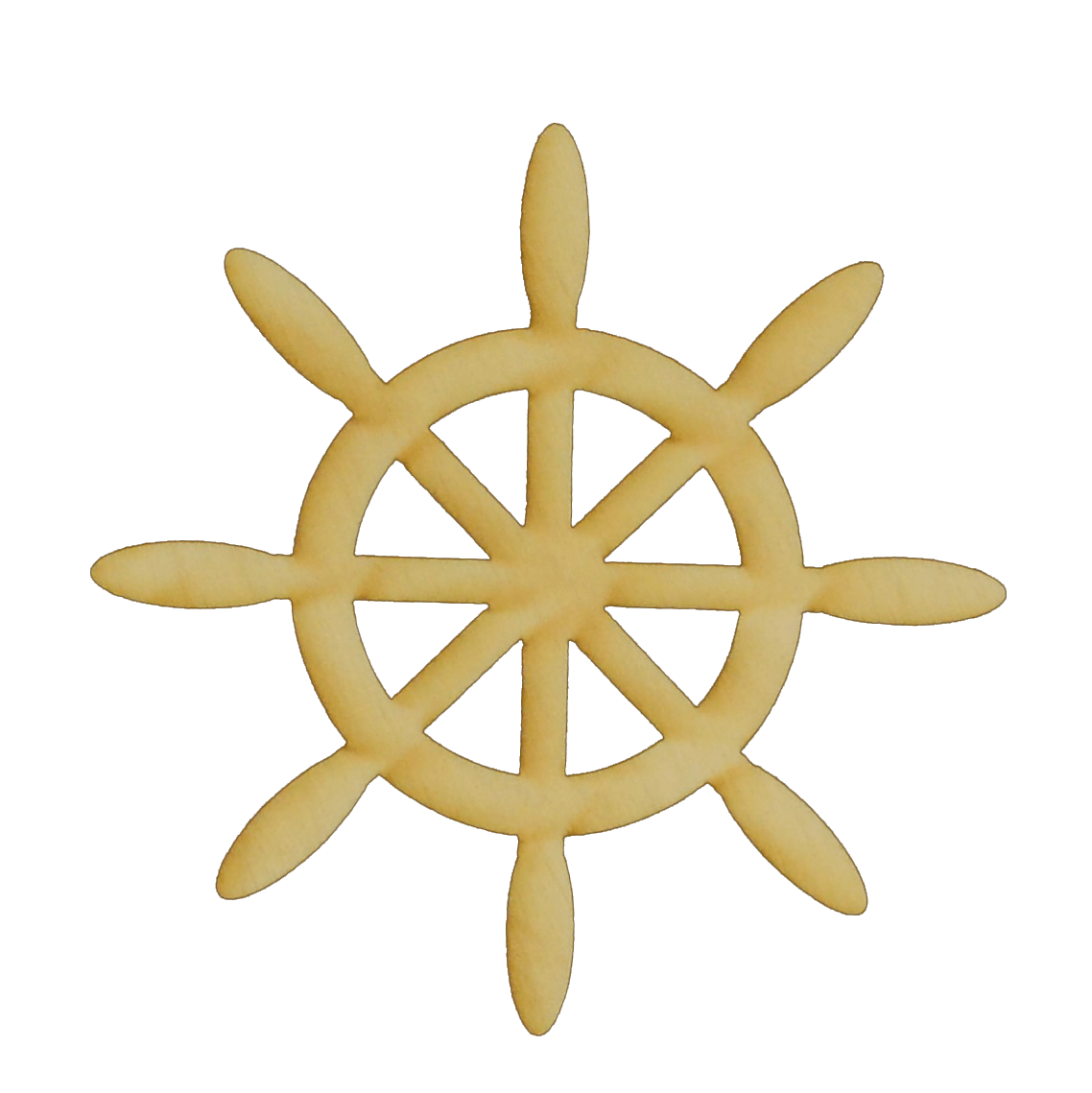 Ships Wheel Wood Cutout