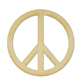 Peace Sign Cutout