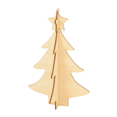 3D Wood Christmas Tree Ornament