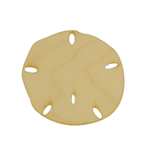 Unpainted Sand Dollar Wood Cutout