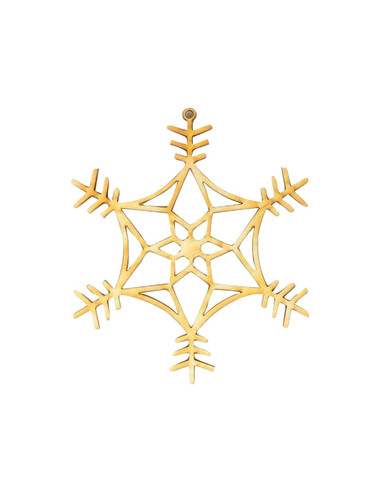 10 Yellow Gold Snowflake Cutouts Graphic by jaceyadrian · Creative Fabrica
