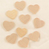 1 Inch Wood Hearts