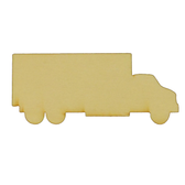 Cargo Truck Wood Cutout