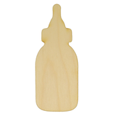 Baby Bottle Wood Cutout