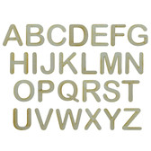 Round Font Wood Letters A - Z