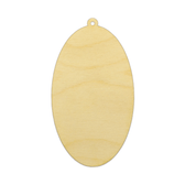 Oval Wood Ornament