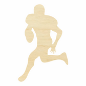 Football Running Back Wood Cutout