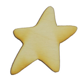 Primitive Star Wood Cutout